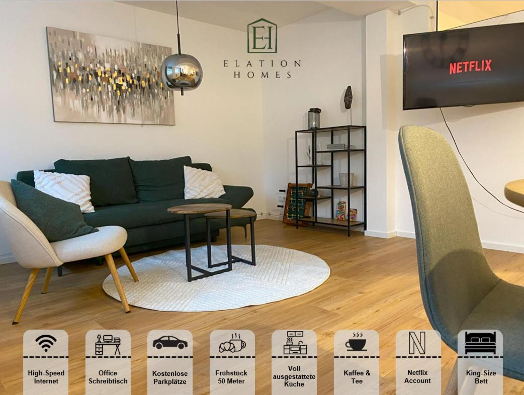 Traumhafte Business & Relax Wohnung Direkt Im Stadtkern Oettingens By Elation Homes Oettingen in Bayern Extérieur photo